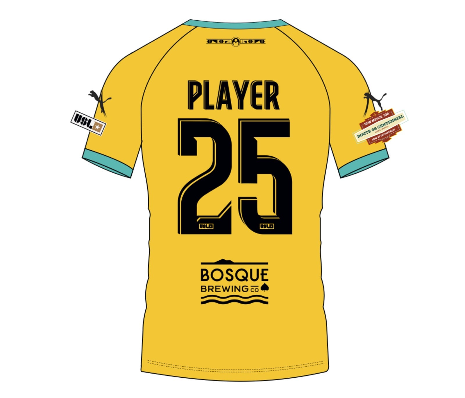 Usl New Mexico United Shirt Away/Third Player Customization