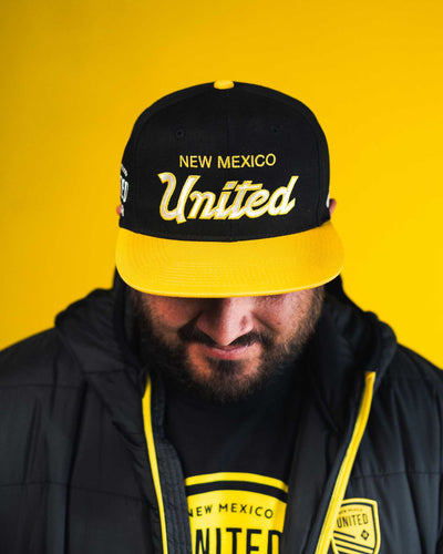 United Script Snapback Hat