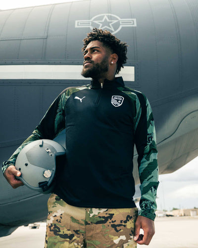 Camo 1/4 Zip