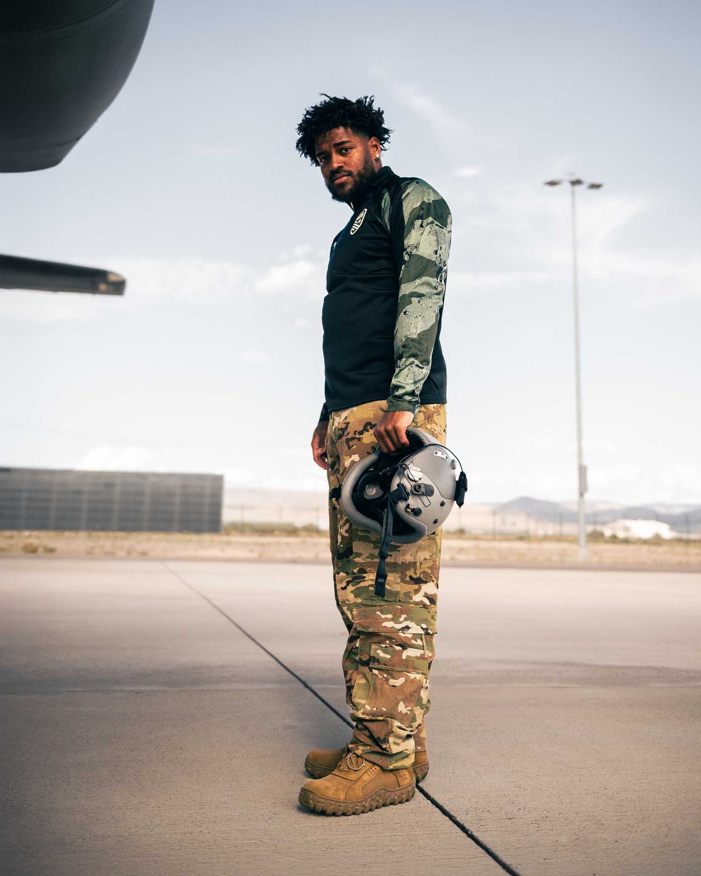Camo 1/4 Zip
