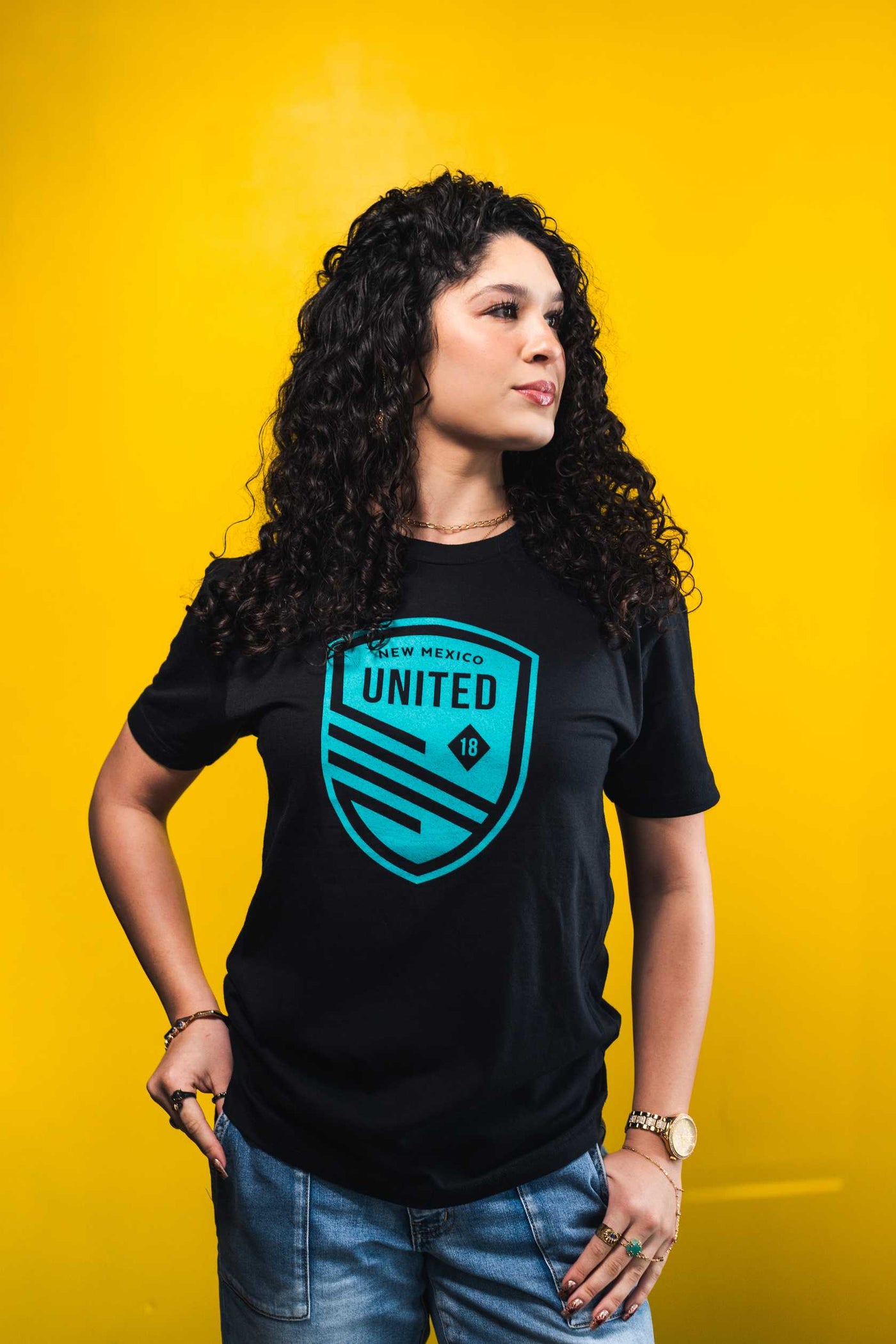 Turquoise Full Shield Tee