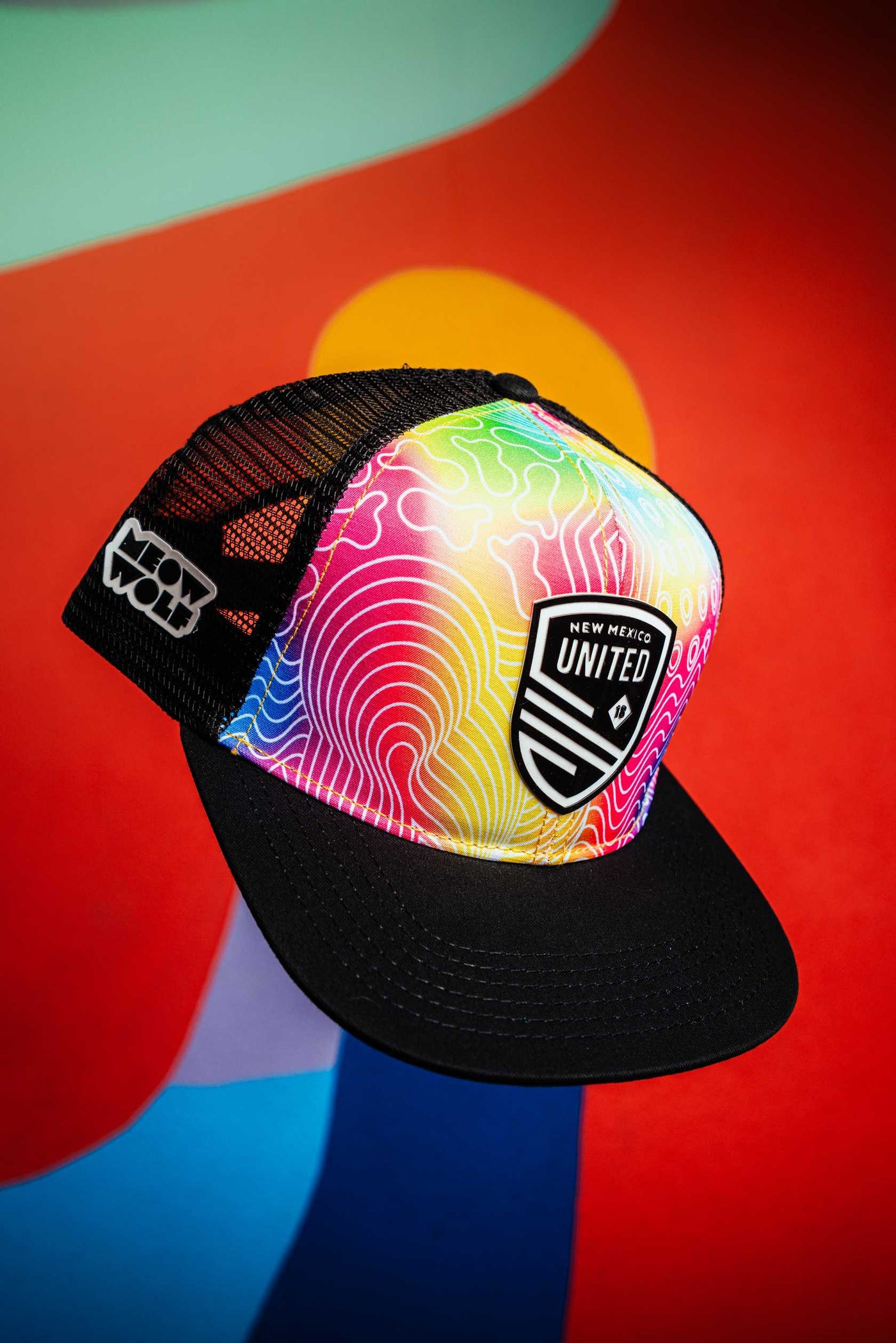 MW x NMU Flows Trucker Hat - Multi Color