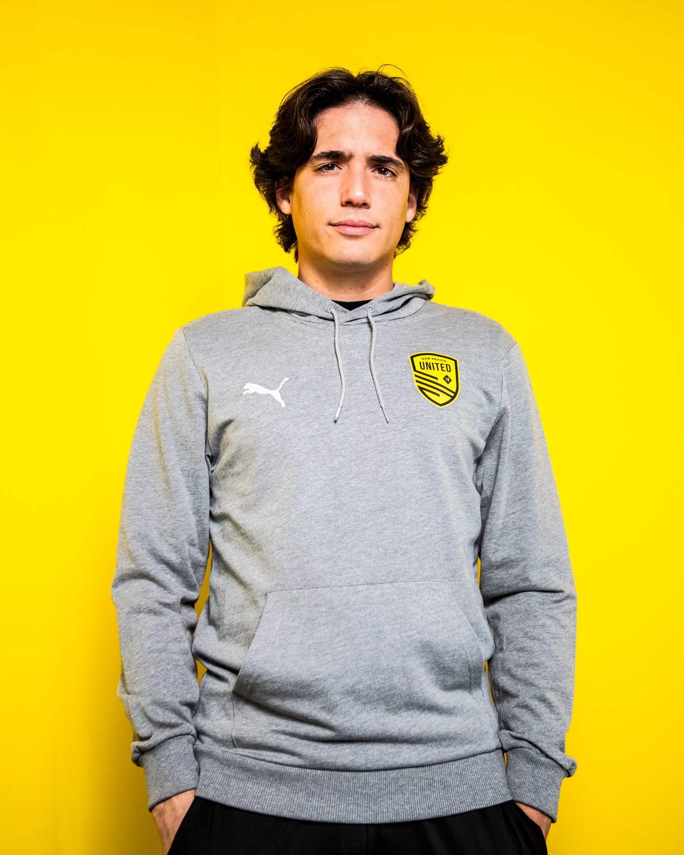 Gray Puma United Hoodie