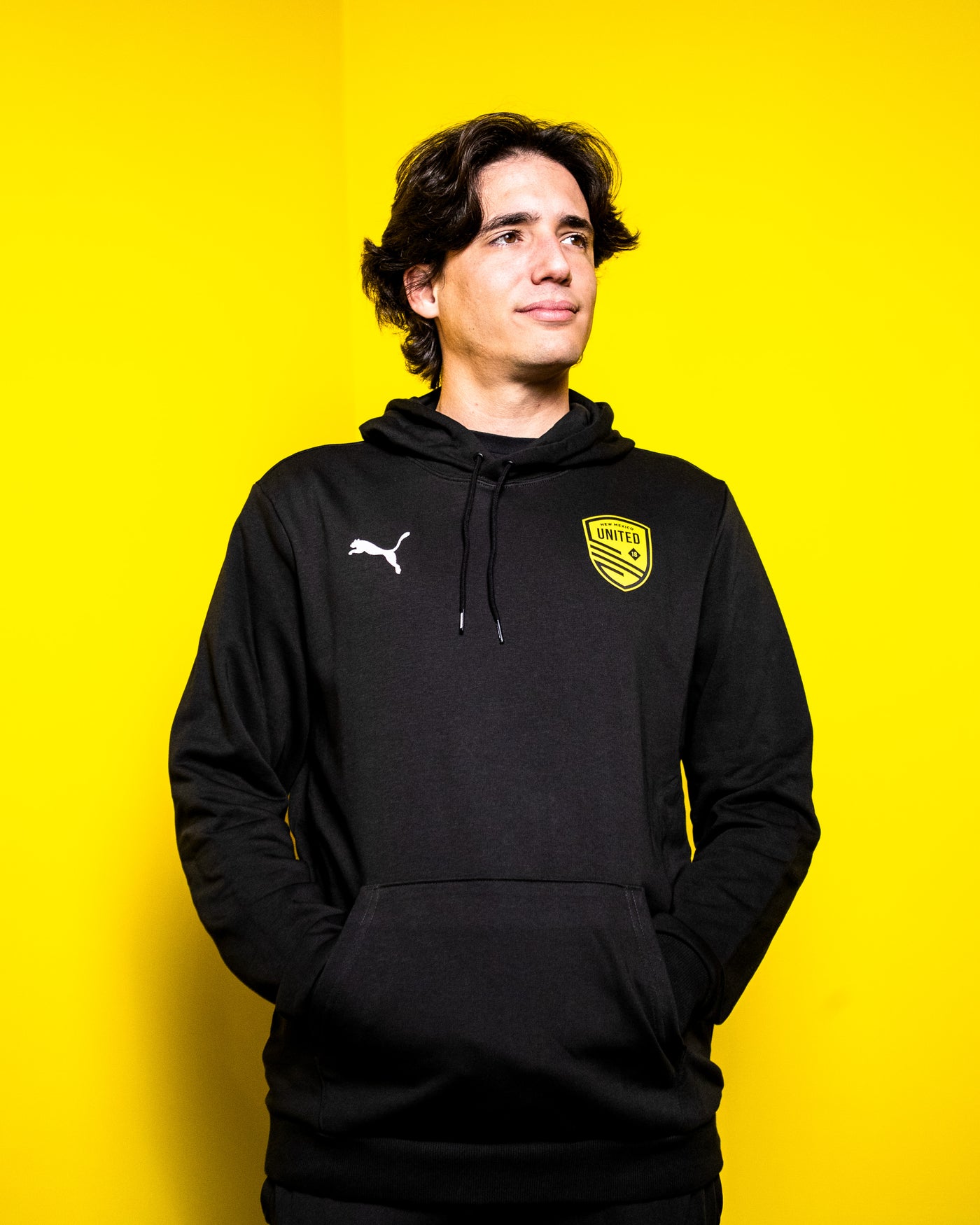 Black Puma United Hoodie