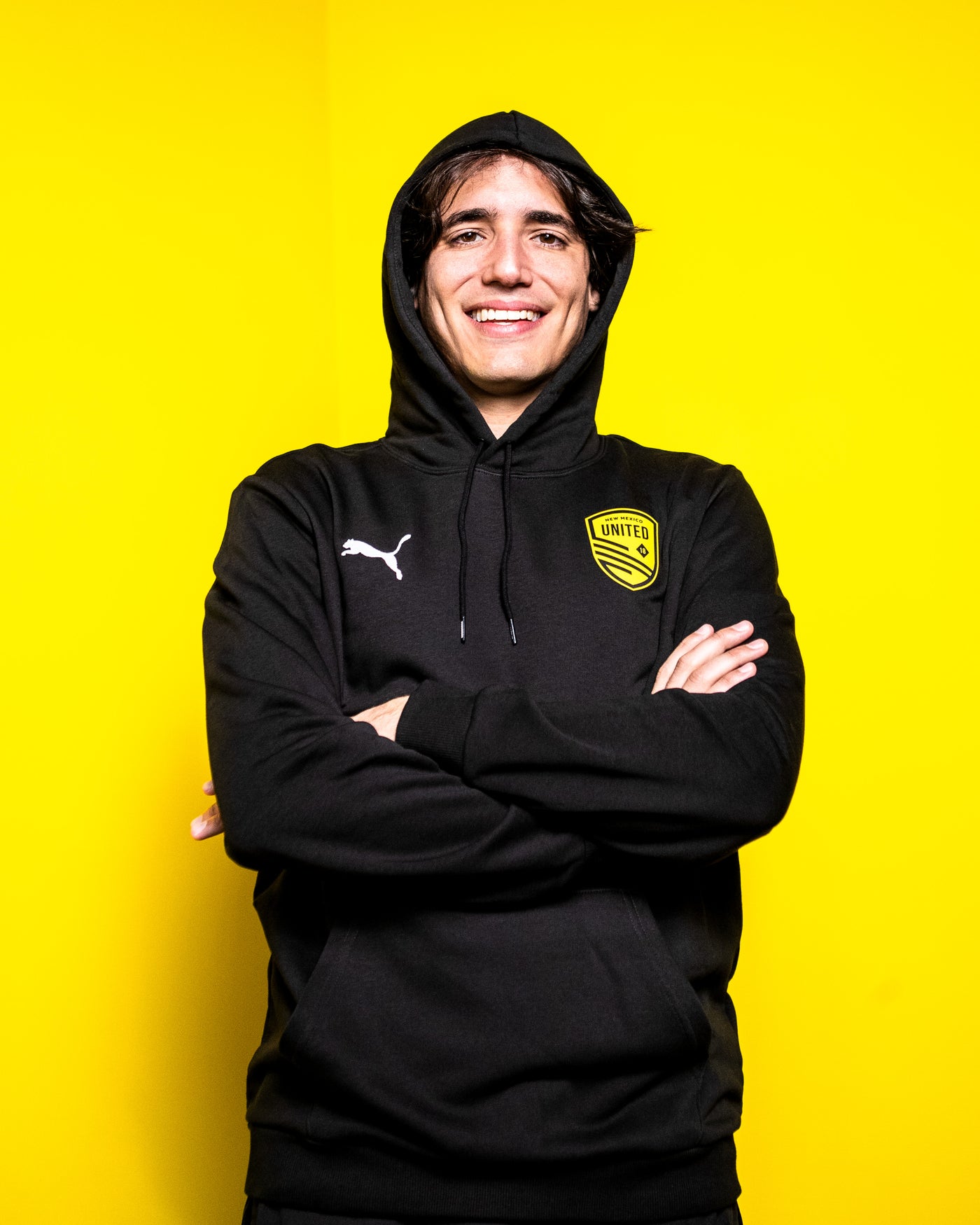Black Puma United Hoodie