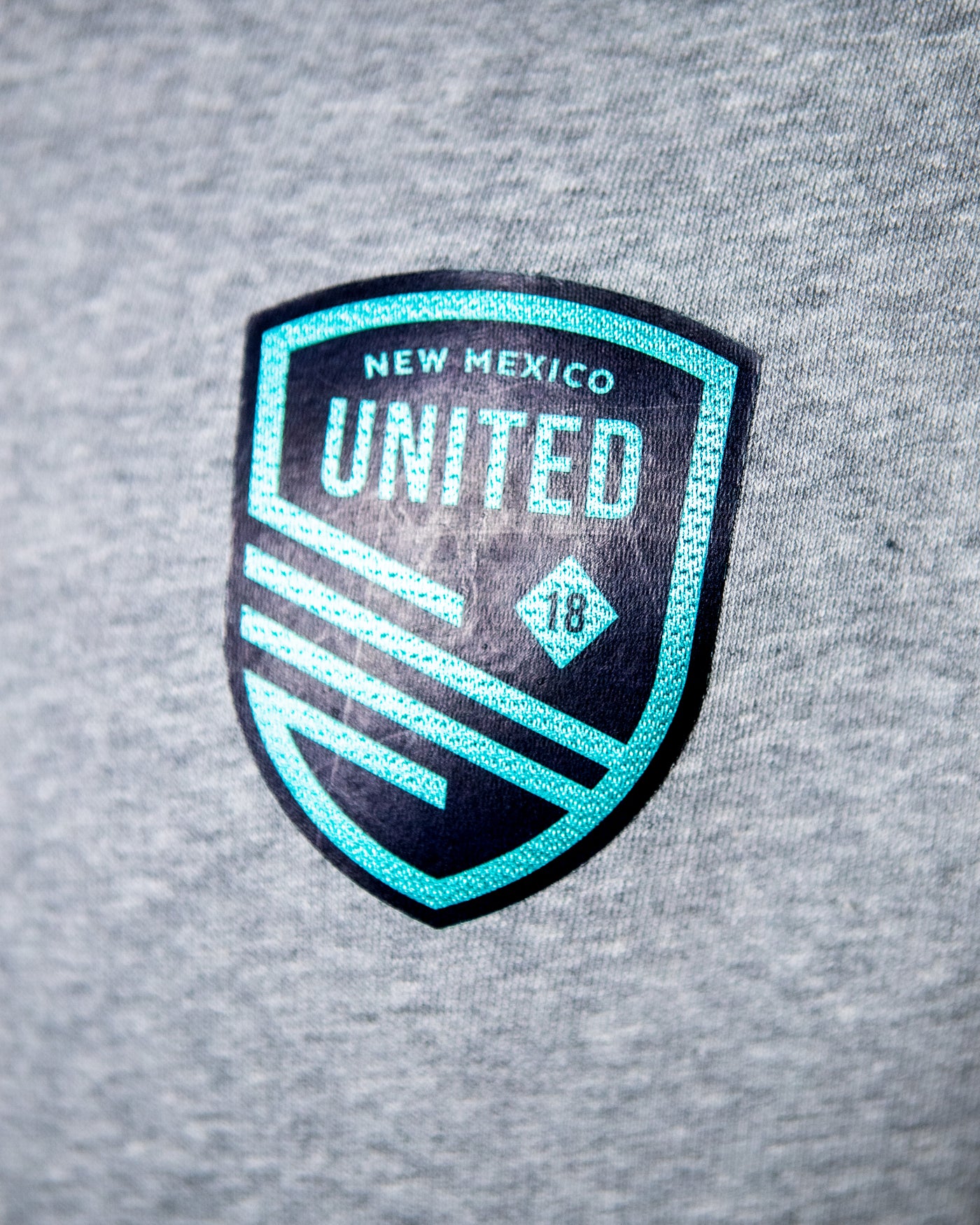 Gray Puma United Hoodie (Turquoise Shield)