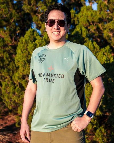 New Mexico True Cloudspun Tee - Light Green