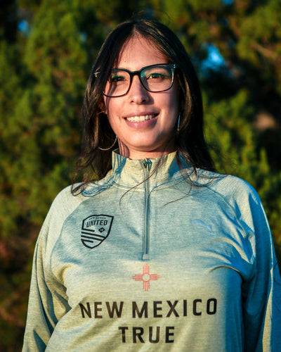 New Mexico True Cloudspun 1/4 Zip - Light Green