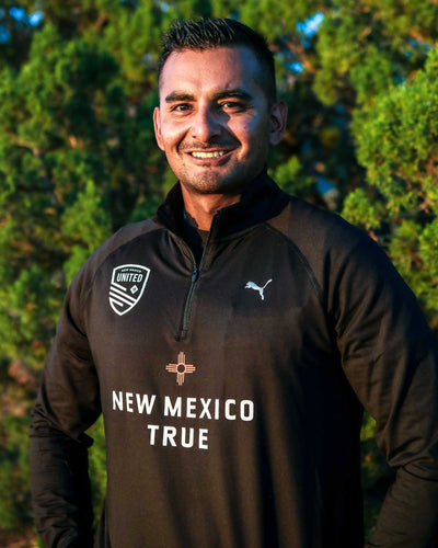 New Mexico True Cloudspun 1/4 Zip - Black