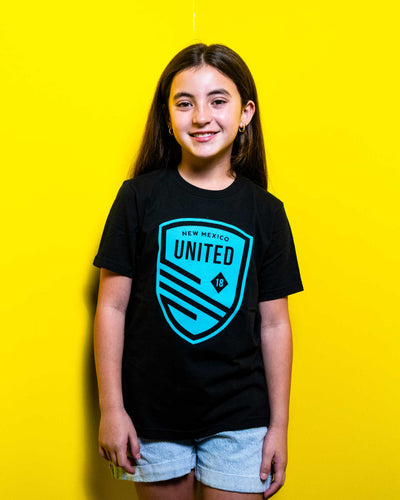 Youth Turquoise Full Shield Tee