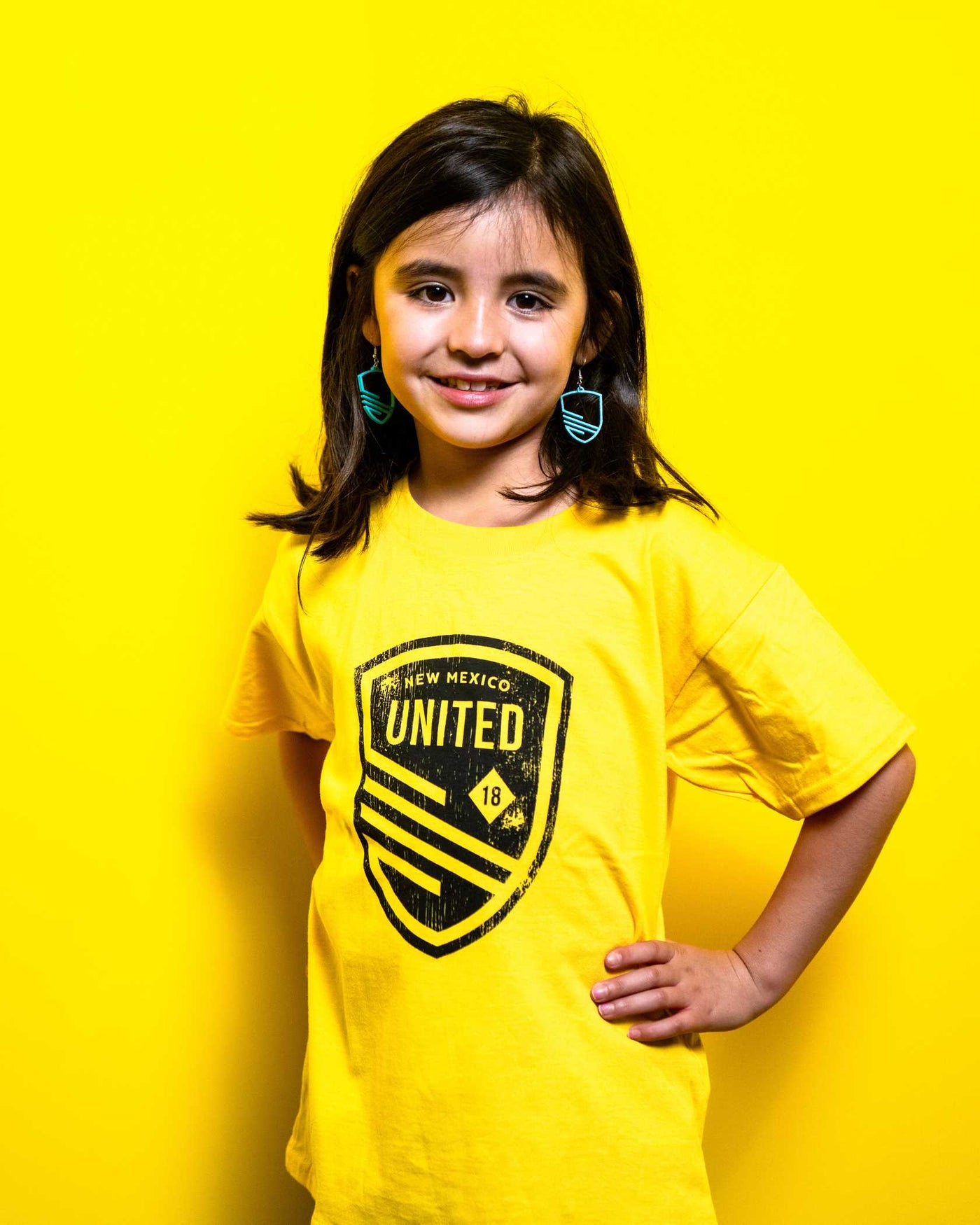 Youth Yellow Shield Tee