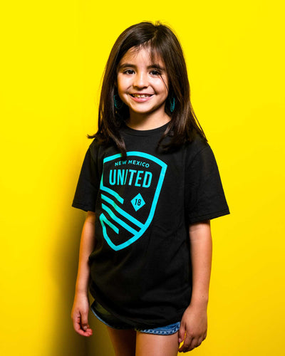Youth Turquoise Cut-Out Tee