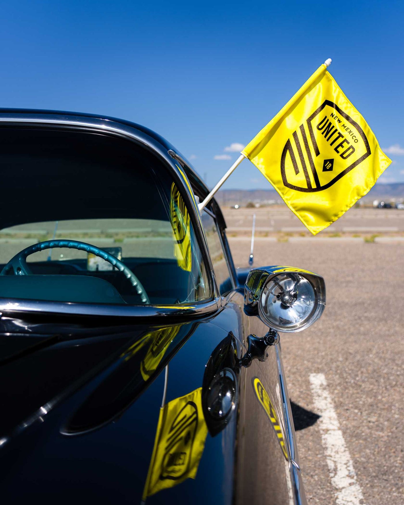 NMU Car Flag