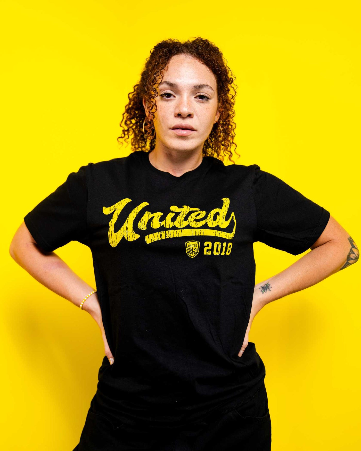 United Script Tee