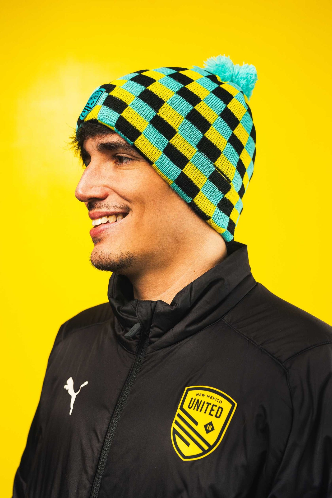 United Checkered Beanie