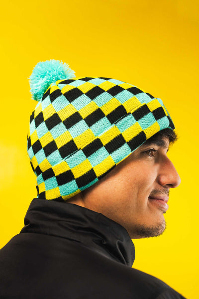 United Checkered Beanie