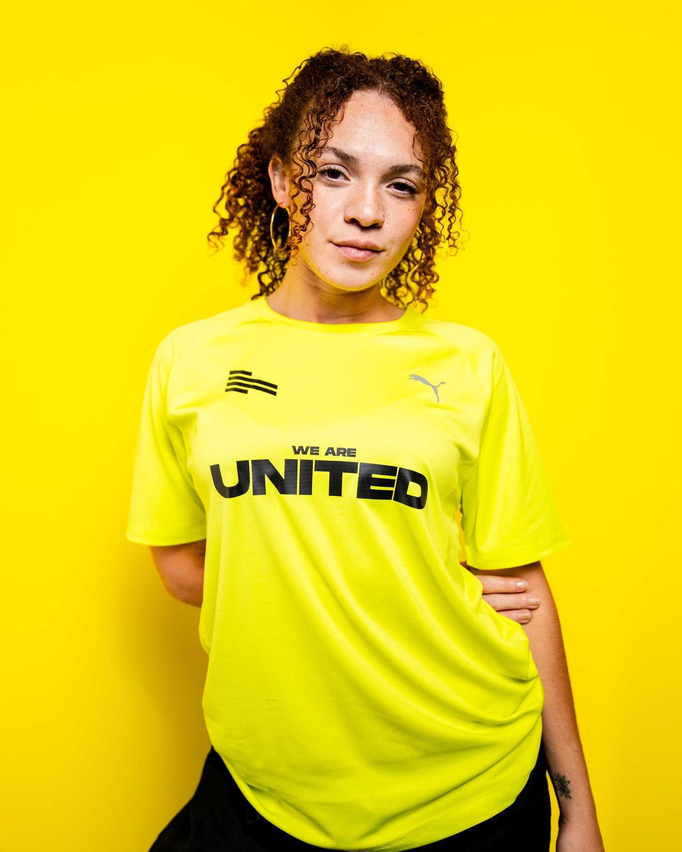 Neon We Are United Tee