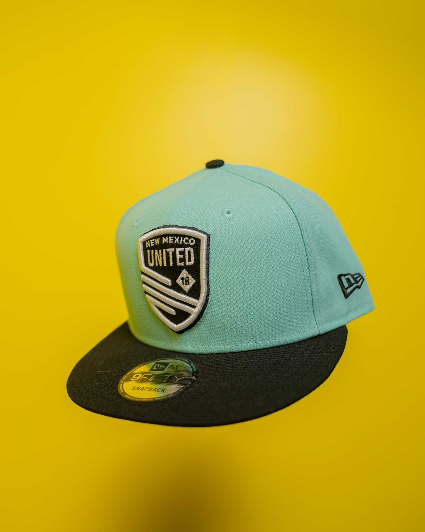 All Turquoise NE Snapback Hat