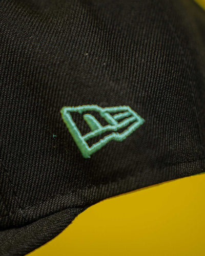 Turquoise Shield NE 59Fifty Fitted Hat